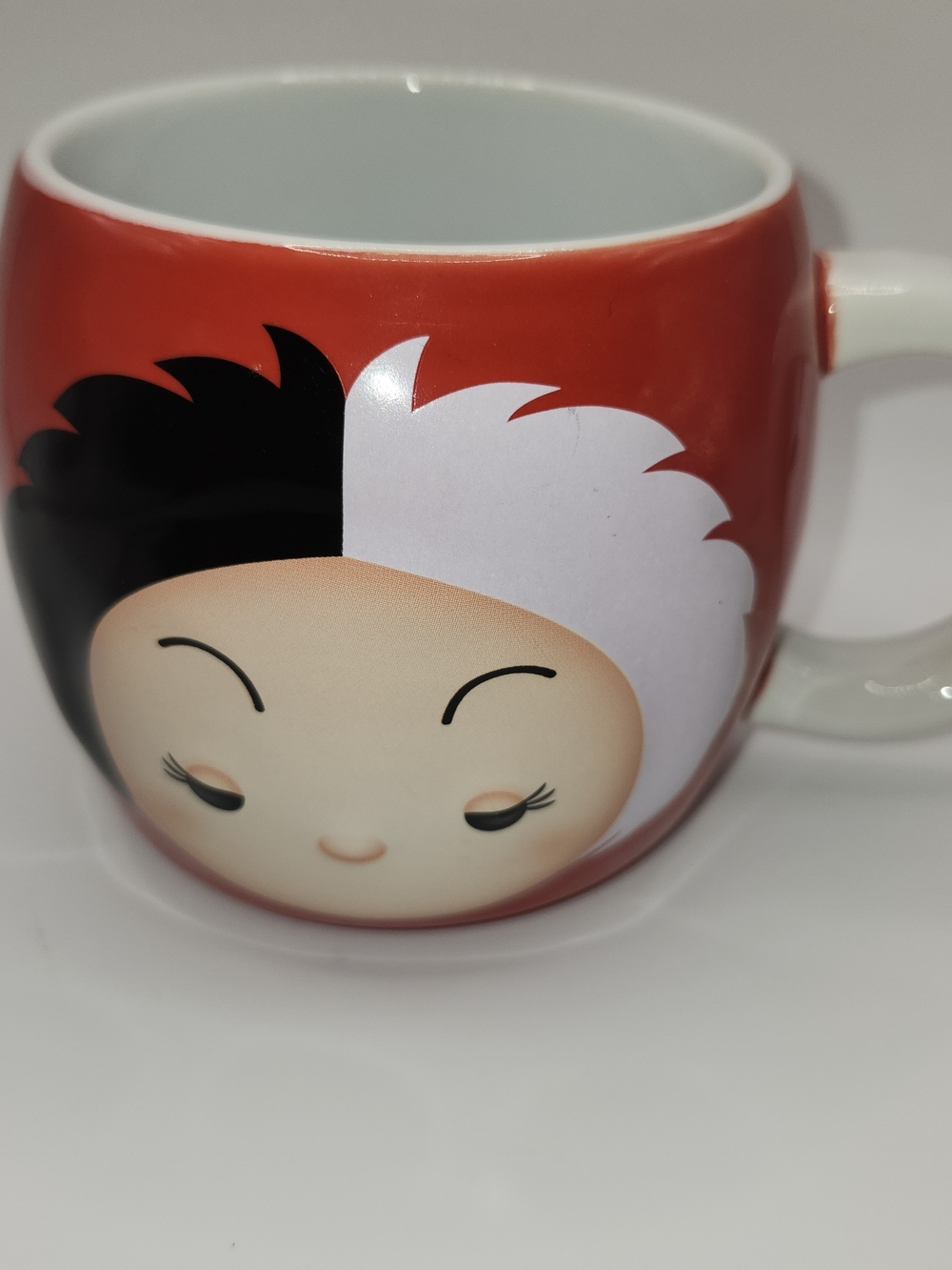 Disney Store Cruella De Vil Tsum Tsum Ceramic Coffee Mug 20oz 101 Dalmatians EUC